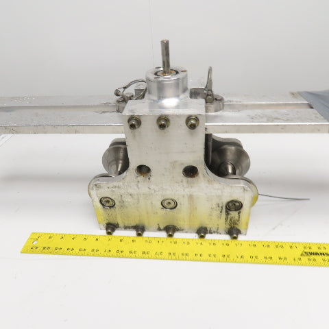4" OD Pipe Tube Bar Drill Jig Guide Fixture 5-1/2"-29" Hole Centers