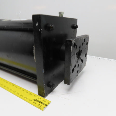 12" Bore 15" Stroke Tie Rod Air Cylinder 250 PSI 1-3/8" Rod