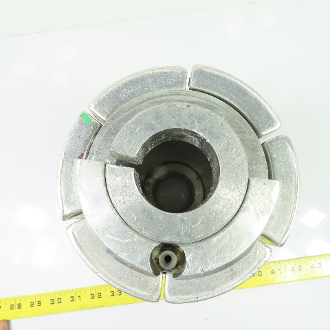 Deublin Style Aluminum Expansion Air Shaft Chuck Adapter 6" OD 8" Long