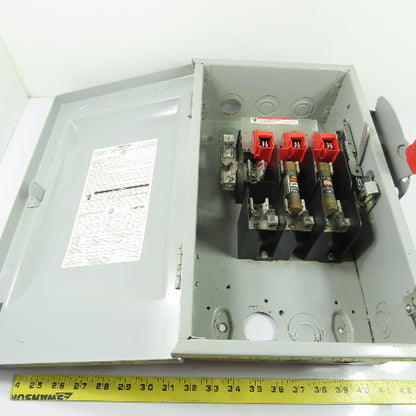 Siemens HF322N 60A 3-Pole Fusible Safety Disconnect Switch 240VAC 250VDC