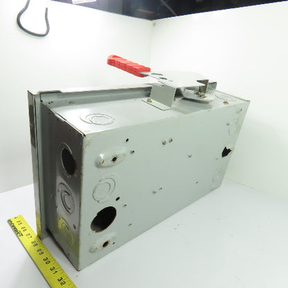 Siemens HF322N 60A 3-Pole Fusible Safety Disconnect Switch 240VAC 250VDC