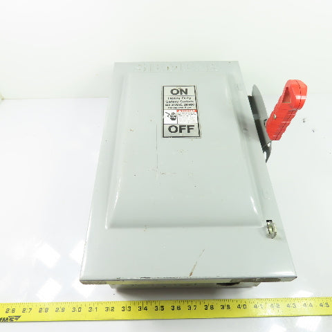 Siemens HF322N 60A 3-Pole Fusible Safety Disconnect Switch 240VAC 250VDC
