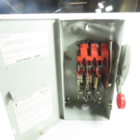 Cutler-Hammer DH362FGK 60A 3-Pole Fusible Safety Disconnect Switch 600V 3Ph