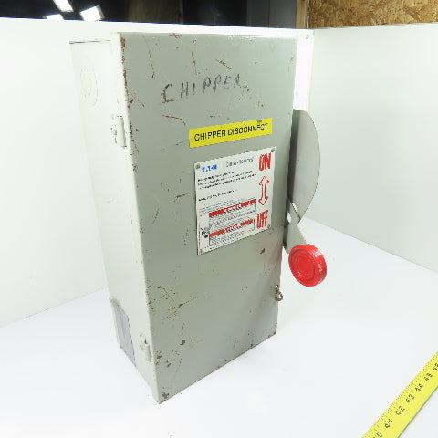 Cutler-Hammer DH362FGK 60A 3-Pole Fusible Safety Disconnect Switch 600V 3Ph