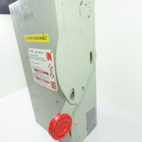 Cutler-Hammer DH362FGK 60A 3-Pole Fusible Safety Disconnect Switch 600V 3Ph
