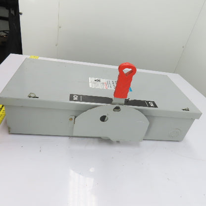 Siemens DTNF322 60A 3-Pole Double Throw Safety Disconnect Switch 240VAC 250VDC
