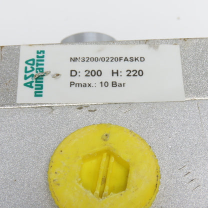 ASCO Numatics NNS200/0220FASKD 200mm Bore 220mm Stroke Tie Rod Air Cylinder