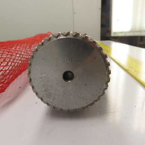 Extruder Screw Splined Drive Shaft 21-1/2" OAL 65mm OD 30 Tooth