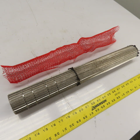 Extruder Screw Splined Drive Shaft 21-1/2" OAL 65mm OD 30 Tooth