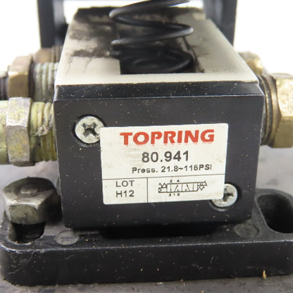 Topring 80.941 Pneumatic Foot Pedal Control Valve 21.8-116 PSI