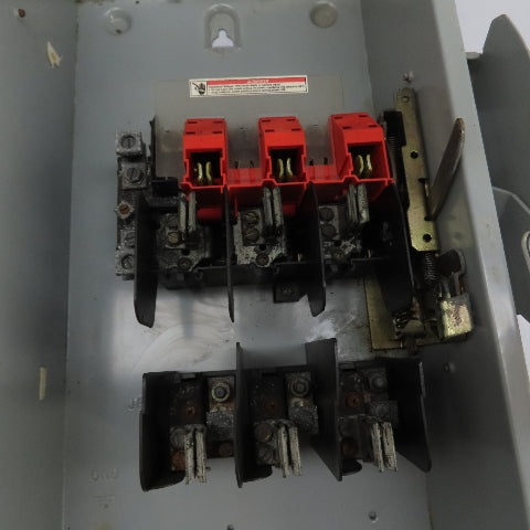 Siemens HF323NR 100A 3-Pole Fusible Safety Disconnect Switch 240VAC