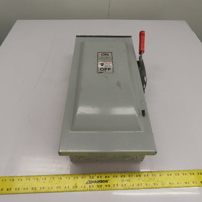 Siemens HF323NR 100A 3-Pole Fusible Safety Disconnect Switch 240VAC