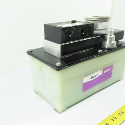 SPX Hytec Model G Pneumatic Hydraulic Pump 4475PSI W/9614 Manifold