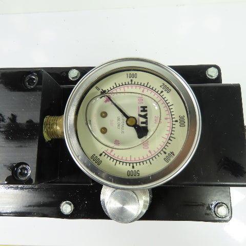 SPX Hytec Model G Pneumatic Hydraulic Pump 4475PSI W/9614 Manifold