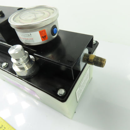 SPX Hytec Model G Pneumatic Hydraulic Pump 4475PSI W/9614 Manifold