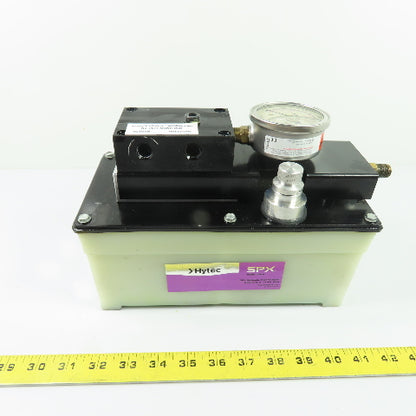 SPX Hytec Model G Pneumatic Hydraulic Pump 4475PSI W/9614 Manifold