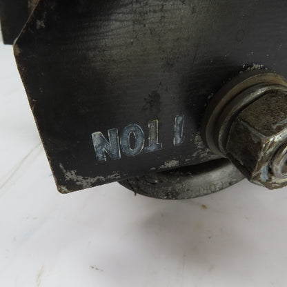 1 Ton 2000LB Push Ball Bearing Hoist Trolley 3" To 5" Flange