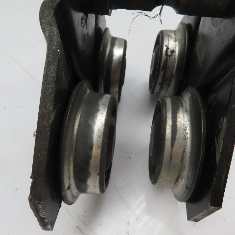 1 Ton 2000LB Push Ball Bearing Hoist Trolley 3" To 5" Flange