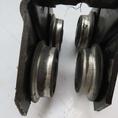 1 Ton 2000LB Push Ball Bearing Hoist Trolley 3" To 5" Flange