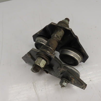 1 Ton 2000LB Push Ball Bearing Hoist Trolley 3" To 5" Flange