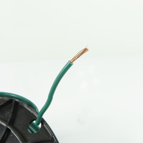Carol 76812.R8.06 14 AWG 1 Cond Machine Tool Wire Green 600V MTW AWM Spool 500'