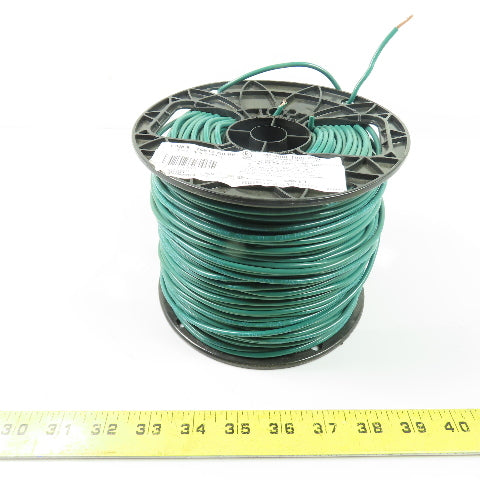 Carol 76812.R8.06 14 AWG 1 Cond Machine Tool Wire Green 600V MTW AWM Spool 500'