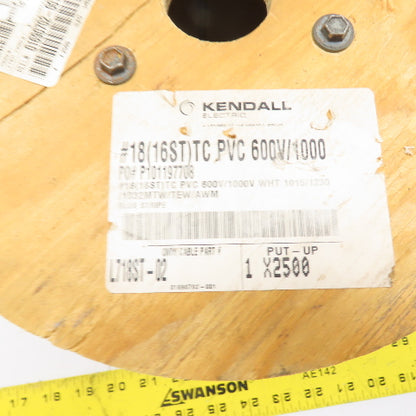 Omni Cable L718ST-02 Hookup Wire 18 AWG Stranded 600V 8+lb Spool