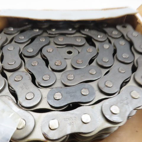 Renold 180-2 10FT Double Strand Riveted Roller Chain 180-2 2-1/4" Pitch 10' L
