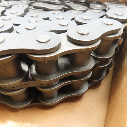 Renold 180-2 10FT Double Strand Riveted Roller Chain 180-2 2-1/4" Pitch 10' L