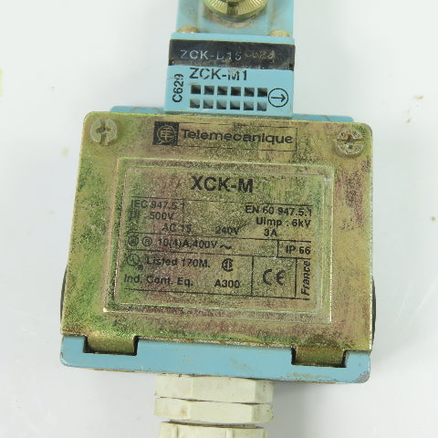 Telemecanique XCK-M Roller Lever Limit Switch 240V 3A IP66