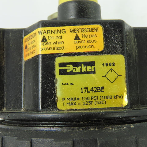 Parker 17L42BE Pneumatic Airline Lubricator 150 PSI