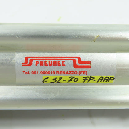 Pneumec C 32-70 FP-AAP Pneumatic Tir Rod Air Cylinder 32mm Bore 70mm Stroke