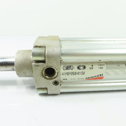 Camozzi 41M6P050A0150 50mm Bore 150mm Stroke Double End Pneumatic Air Cylinder