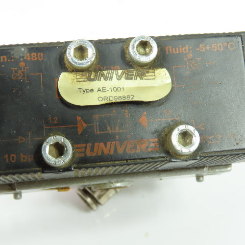 Univer AE-1001 Solenoid Pneumatic Spool Valve 24V 5W 10 Bar