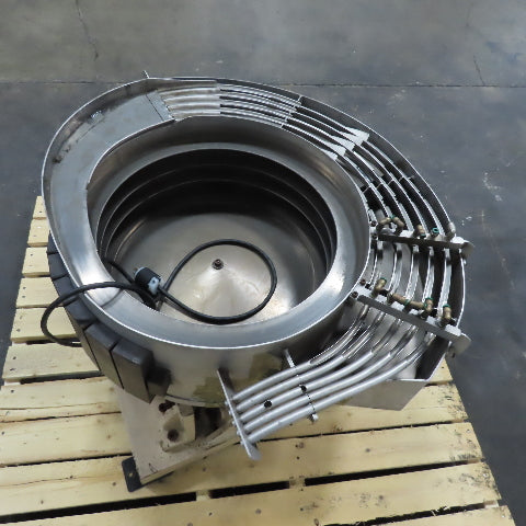 Vibratory Bowl Feeder 17" ID Stainless Steel Missing 1 Driver