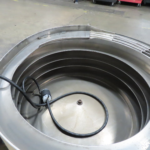 Vibratory Bowl Feeder 17" ID Stainless Steel Missing 1 Driver