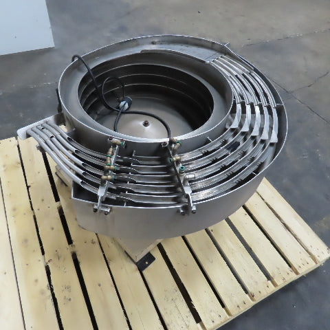 Vibratory Bowl Feeder 17" ID Stainless Steel Missing 1 Driver
