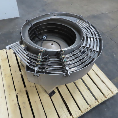 Vibratory Bowl Feeder 17" ID Stainless Steel Missing 1 Driver