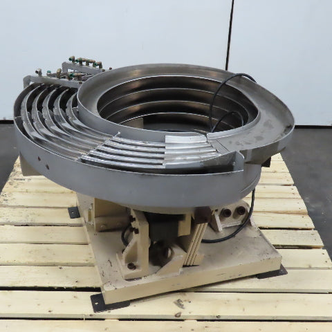 Vibratory Bowl Feeder 17" ID Stainless Steel Missing 1 Driver