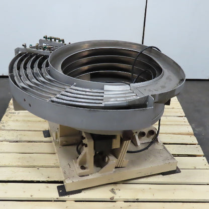Vibratory Bowl Feeder 17" ID Stainless Steel Missing 1 Driver