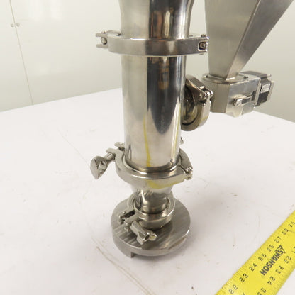 Movacolor M-2222-3.0S SS304 Volumetric Feeder 8" Hopper Unit Assembly