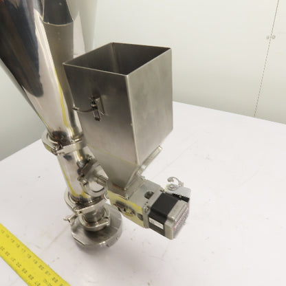 Movacolor M-2222-3.0S SS304 Volumetric Feeder 8" Hopper Unit Assembly