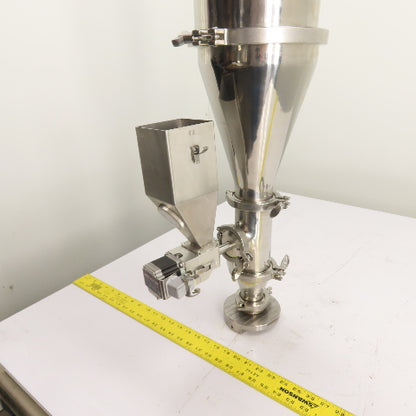 Movacolor M-2222-3.0S SS304 Volumetric Feeder 8" Hopper Unit Assembly