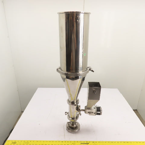 Movacolor M-2222-3.0S SS304 Volumetric Feeder 8" Hopper Unit Assembly