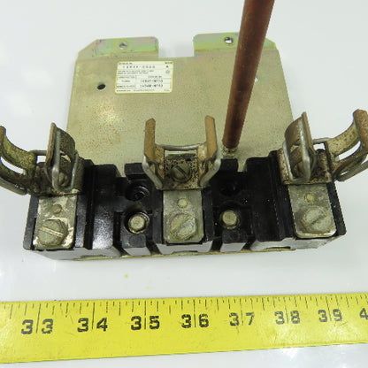 Allen-Bradley 1494F-C666 3-Pole Fuse Block Holder Ser A 600VAC 60A