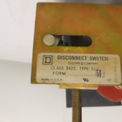 Square D 9422TE2 H-100-SV 80A Fusible Safety Disconnect Switch 3Ph 600V