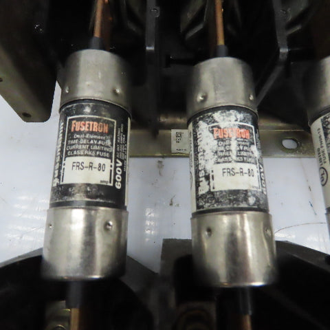 Square D 9422TE2 H-100-SV 80A Fusible Safety Disconnect Switch 3Ph 600V