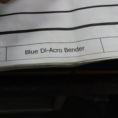 Di-Arco Horizontal Power Tubing Extrusion Bender 480V 3Hp Tested