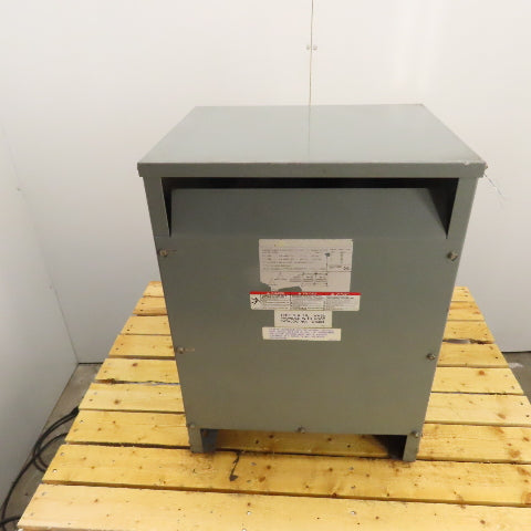 Square D 15T6H 15 kVA Dry Type General Purpose Transformer 480V Pri 240V Sec 3Ph