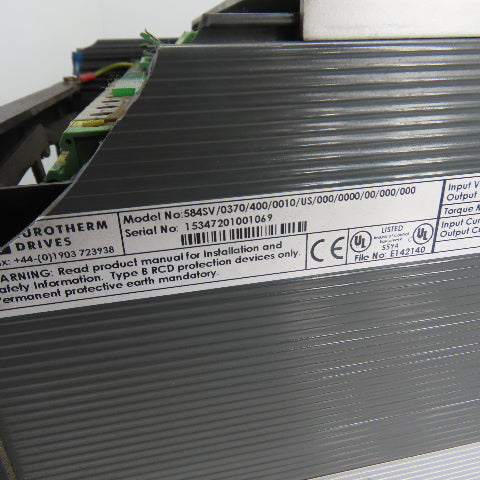 Eurotherm 584SV/0370/400/0010/US/000/0000/00/000/000 Drive 380/460V 3Ph